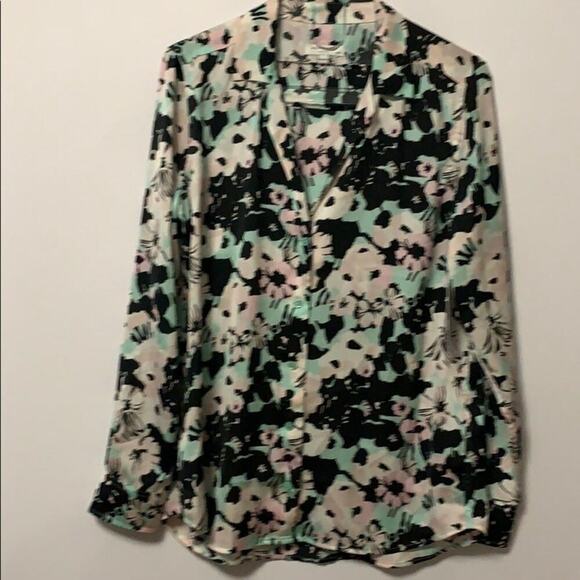 NWT EQUIPMENT FEMME FLORAL‎ ADALYN BLOUSE S… - Picture 1 of 6
